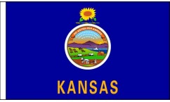 Kansas Table Flags